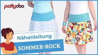 Rock mit Reißverschluss nähen für Anfänger [upl. by Aihsiyt]