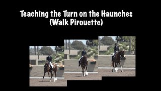 Introducing the Turn on the Haunches aka walk pirouette [upl. by Rieth]