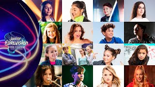 LAS 16 CANCIONES DE EUROVISIÓN JUNIOR 2022 [upl. by Ekralc788]