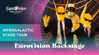 Eurovision Backstage  Day 6 Intergalactic Stage Tour  Eurovision News from Turin 2022 [upl. by Hearsh]