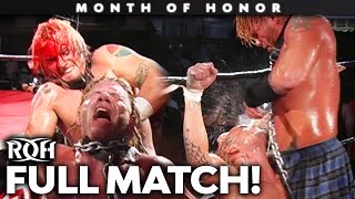 CM Punk vs Raven INSANE Dog Collar Match FULL MATCH ROH Death Before Dishonor 2003 [upl. by Gamaliel]