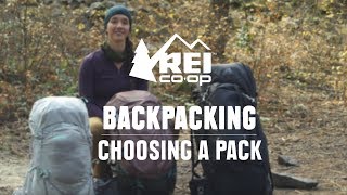 How to Choose Backpacking Packs  REI [upl. by Opportuna]