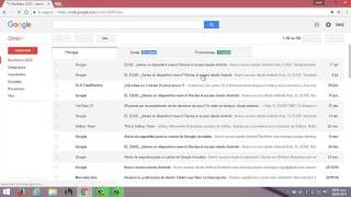 como ver mensajes de gmail [upl. by Ynej]