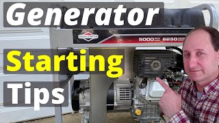 How to Start a Generator that Wont Start [upl. by Arej128]