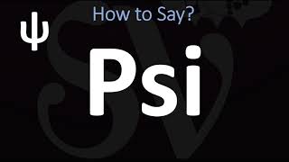 How to Pronounce Psi CORRECTLY  ψ Greek Alphabet Pronunciation [upl. by Neuburger]