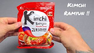 How to make Kimchi Ramyun  김치 라면  Simple Recipe [upl. by Eidnahs43]