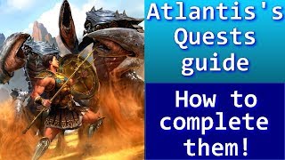 Titan Quest ATLANTIS  All quests amp How to complete them [upl. by Nair]