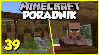 Minecraft Poradnik 039  hala targowa osadników handel i szmaragdy  Minecraft 116 Survival [upl. by Brodench577]