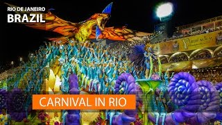 Brazil Carnival The Rio de Janeiro parade in 1 minute [upl. by Wivinah]