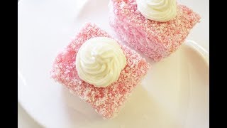 LAMINGTONS Recipe by Homeatery  Jelly Lamingtons [upl. by Ahsenak]