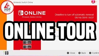 Nintendo Switch Online FULL TOUR  GUIDE ALL FEATURES Cloud Saves NES Special Offers More [upl. by Walling]