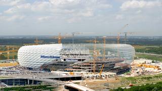 Allianz Arena Munich Germany time lapse  panTerra [upl. by Dranal912]