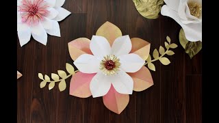 DIY Flores de Cartulina [upl. by Baggett]