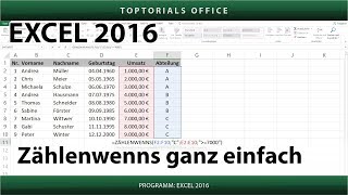 Zählenwenns ganz einfach Excel [upl. by Zola]