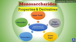 4 Monosaccharides  Properties amp Derivatives  Carbohydrates Chemistry4  Biochemistry [upl. by Eisele651]