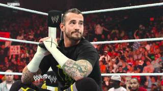 Raw CM Punk demands a WWE Championship Match [upl. by Ssur]