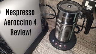 Nespresso Aeroccino 4 Milk Frother Review  Worth upgrading from the Aeroccino 3 [upl. by Yvonne]