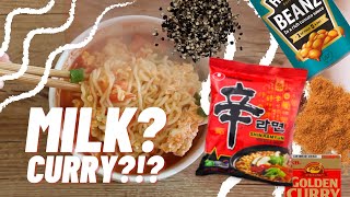 5 Ways To Pimp Up Shin Ramyun  Instant Ramen Noodle Recipe Hacks [upl. by Olodort]