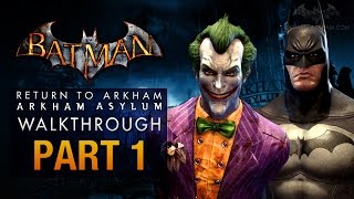 Batman Return to Arkham Asylum Walkthrough  Part 1  Intro [upl. by Brogle]