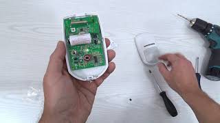 How to Install Hikvision Pyronix Wireless PIR Detector WallCeiling Bracket Mount [upl. by Nahtonoj]