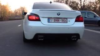 BMW E60 525d Stage 3quot Custom 3quot exhaust [upl. by Bokaj]