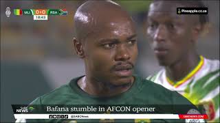 Bafana stumble in AFCON opener [upl. by Ahsiekram]