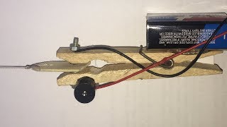 TRIP WIRE ALARM DIY  How to make a Tripwire Alarm Easy [upl. by Enaitsirk]