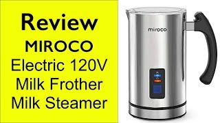 Review Miroco Milk Frother  How to make froth milk at home [upl. by Eyeleen]