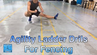 Agility Ladder Drills For Fencing [upl. by Gonta]