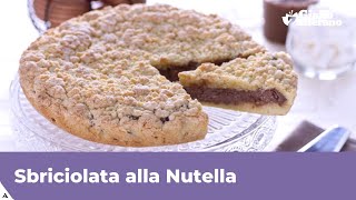 SBRICIOLATA ALLA NUTELLA Ricetta semplice [upl. by Nabru243]