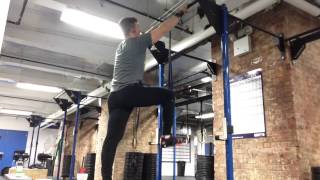 How to Do Band Assisted Pull Ups So You Cant Do A Pull Up [upl. by Nnoved335]