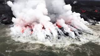 Kīlauea Volcano — Fissure 8 Flow From Vent to Sea [upl. by Gillie]