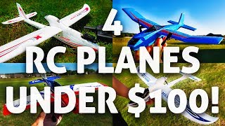 4 FUN amp CHEAP RC Planes Under 100 [upl. by Prestige167]