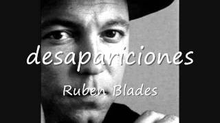 Desapariciones  Ruben Blades [upl. by Rosena]