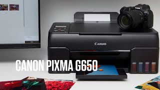 When You Need Photo Quality and Quantity  The new Canon PIXMA G650 [upl. by Ellenrahs]