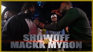 SHOWOFF VS MACKK MYRON RAP BATTLE  RBE [upl. by Assiram643]