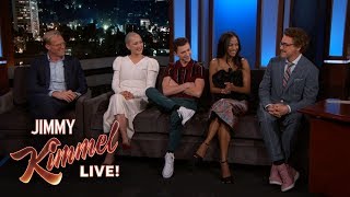 Avengers Infinity War Cast on Premiere of the Movie [upl. by Otreblada]