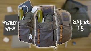 MYSTERY RANCH RIP RUCK 15  Small and Functional Daily Carry  Backpackingvol74 [upl. by Kcolttam899]