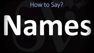 How to Pronounce Names CORRECTLY [upl. by Sedrul577]