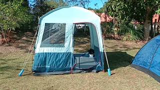 Barraca Quechua Arpenaz Base M Cozinha  Quarto  Gazebo [upl. by Eyllib]