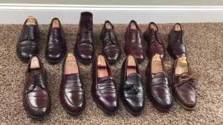 Burgundy or 8 Shell Cordovan shoe and boot comparison [upl. by Mosi68]