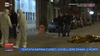 Gioielliere spara e uccide due rapinatori avevano minacciato la moglie e la figlia  29042021 [upl. by Ahsitil]