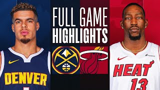 NUGGETS at HEAT  FULL GAME HIGHLIGHTS  March 13 2024 [upl. by Vocaay876]