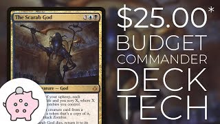 The Scarab God  EDH Budget Deck Tech 25  Tribal  Magic the Gathering  Commander [upl. by Dnumsed]