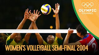 Russia v Brazil  Womens Volleyball 2004  Athens 2004 Replays [upl. by Lledner]