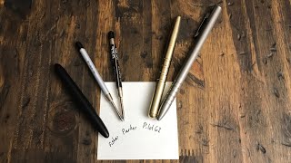 EDC Pen Ink Refills Parker FisherSpace amp Pilot G2 [upl. by Secnirp]