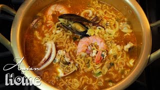 Korean Seafood Ramen [upl. by Scotney76]