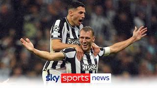 Newcastle thrash PSG 41 in the Champions League [upl. by Jacky480]