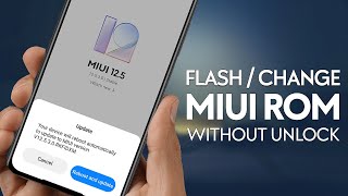 FLASH or CHANGE MIUI ROM Without UNLOCK BOOTLOADER or PC  NEW WORKING GUIDE हिन्दी [upl. by Inahpets861]