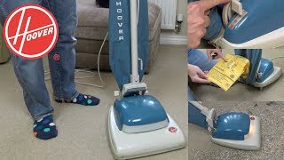 Vintage Hoover Senior 6525C Upright Vacuum Cleaner Unboxing amp Demonstration [upl. by Bayer649]